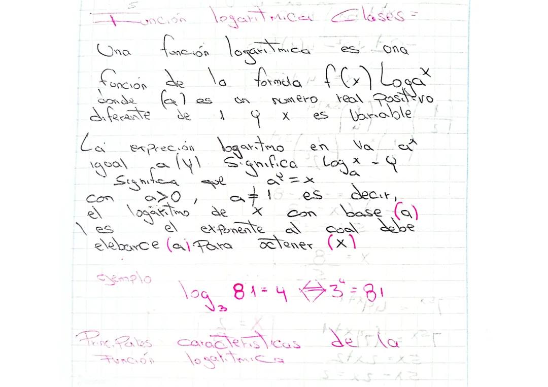 funciones logarítmicas 