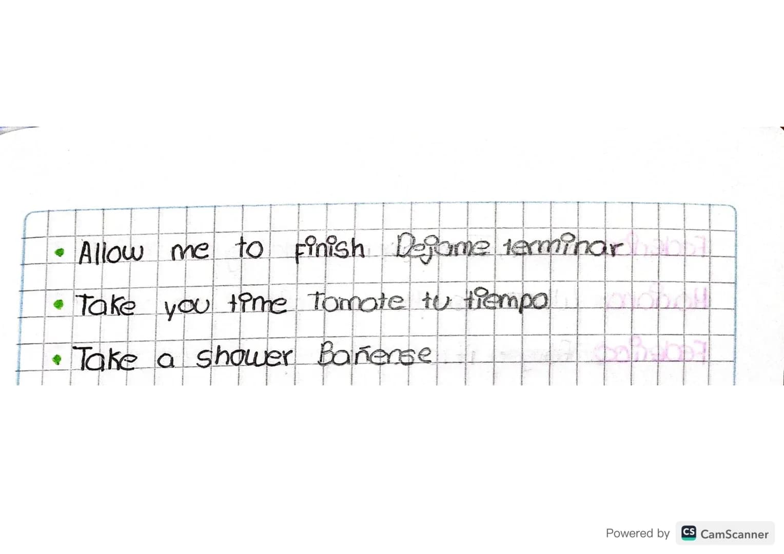 8-05-2020
Topic: Survival Phrases.
Aim: Reinforce Basic Conversation
Sulvical Phrases
Just a little Solo, un poco
• Let me check Defame revi