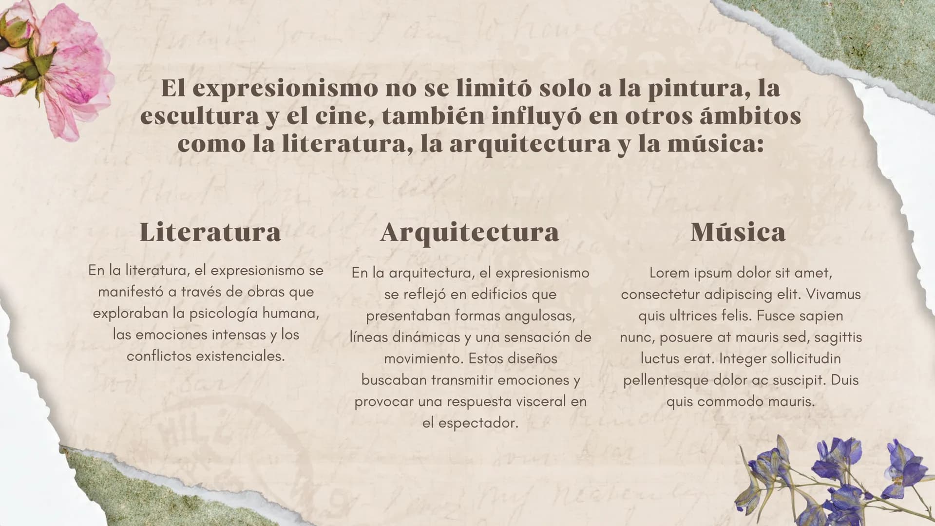 Re a bo
Gave chubby a
to jolly old
186
¿Qué es?
El expresionismo fue un movimiento artístico
que surgió a principios del siglo XX en
Europa,