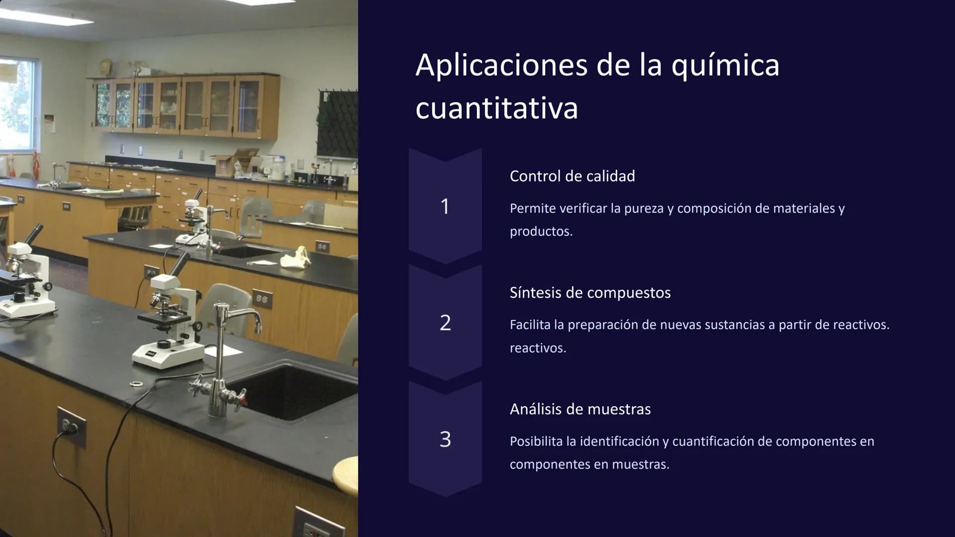 la química
cuantitativa
La química cuantitativa es la rama de la química que se enfoca en el
estudio y análisis detallado de las cantidades 