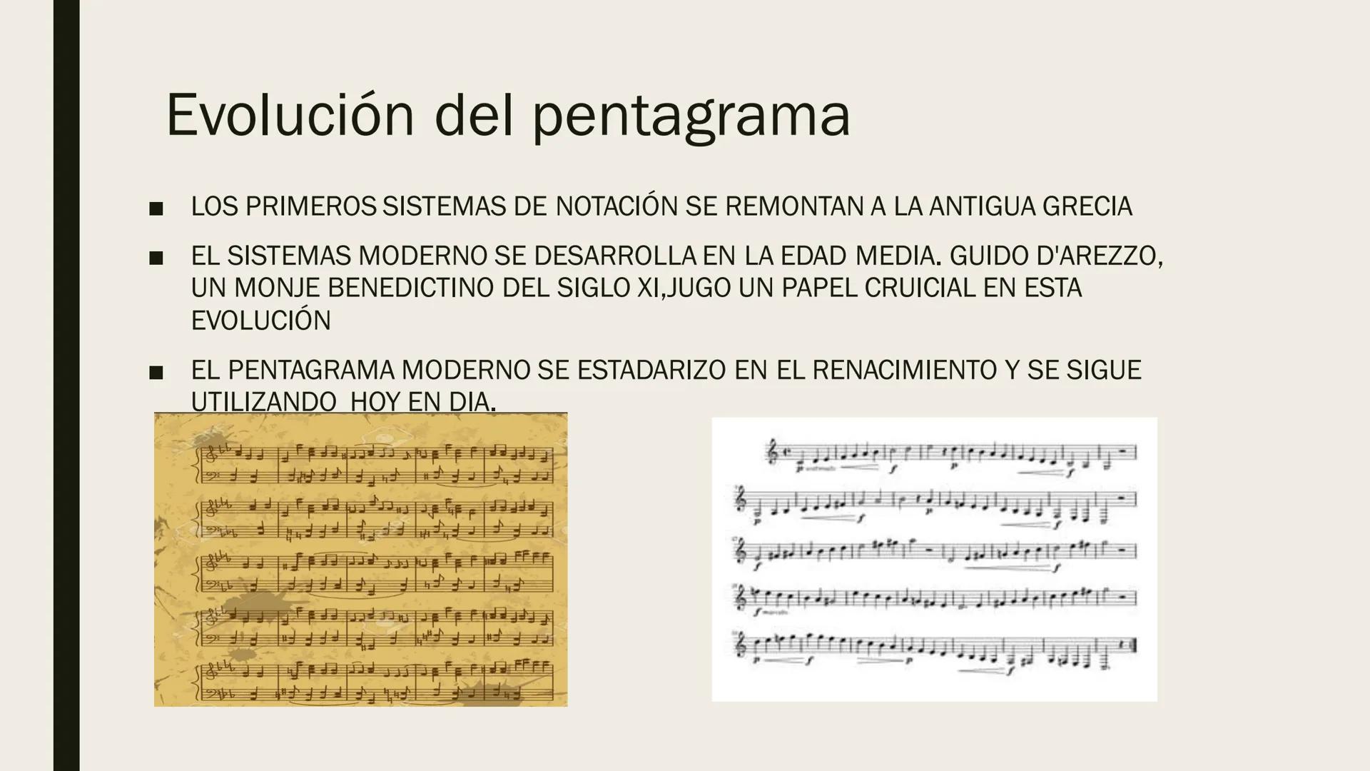 # PENTAGRAMA Y LA
## HISTORIA DE LA
### GUITARRA

Un viajes musical a través del tiempo
🎸🎹 # ¿Qué es el pentagrama?

*   EL PENTAGRAMA ES 