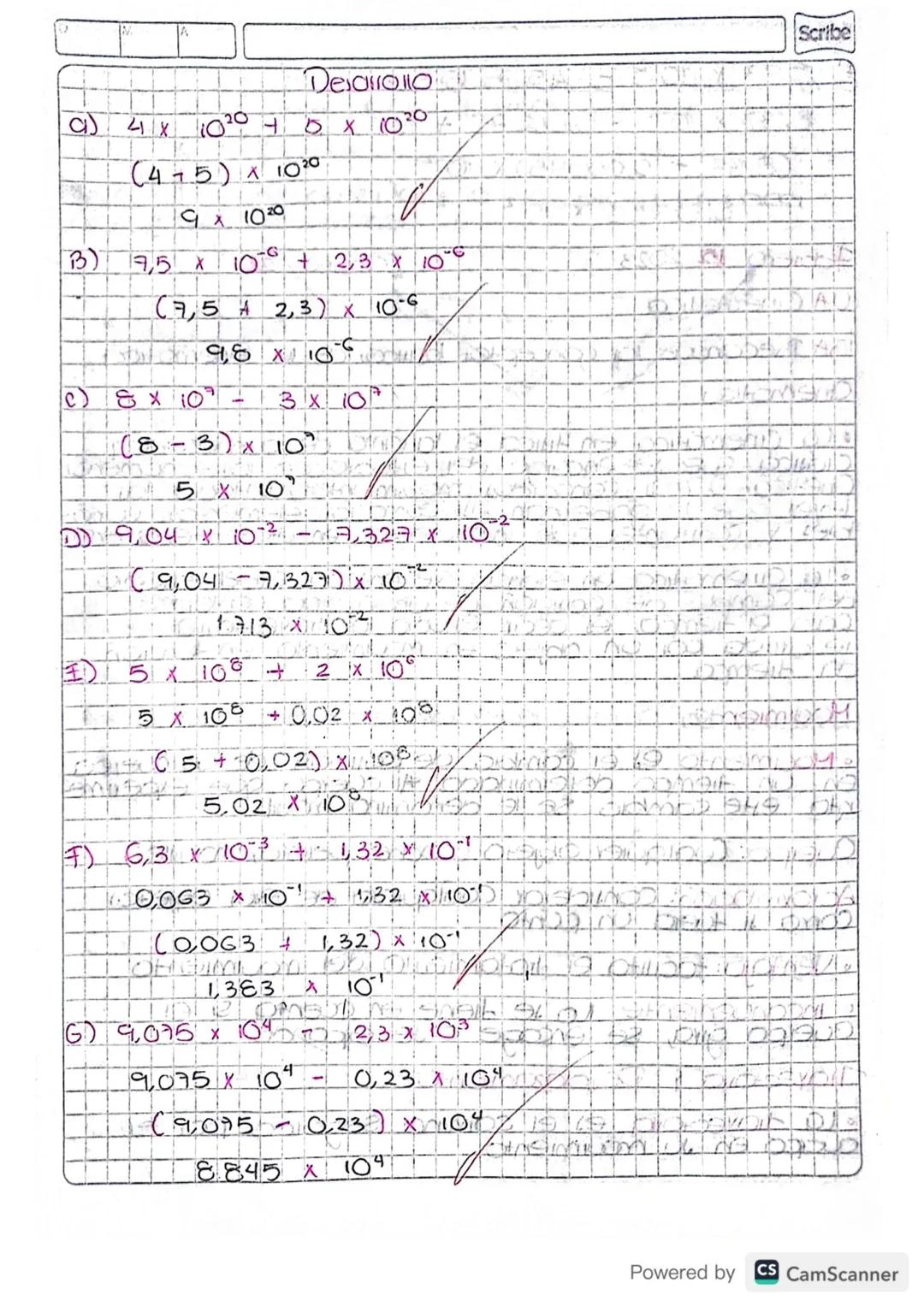 ina Preconoce los casos para sumar restar notacionel
Suma y resta en rotacion
Cientitica
- Caso I Cuando los numeros a sumar o Thestar tiene