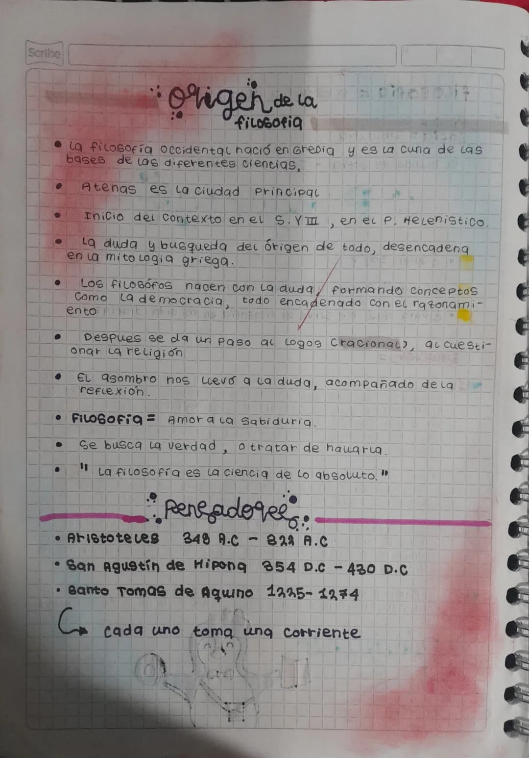 AR
Scribe
filosofia = blestudio
filo estudio
Sofia = Sabiduria
de la sabiduria:
pitoaojit
El mundo de sofia - Jostein Gaarder.
9
•
Preguntas