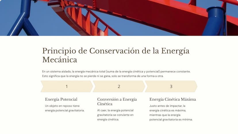 Trabajo, Energía y
Conservación de la
Energía
En física, los conceptos de trabajo, energía y conservación de
la energía son fundamentales pa