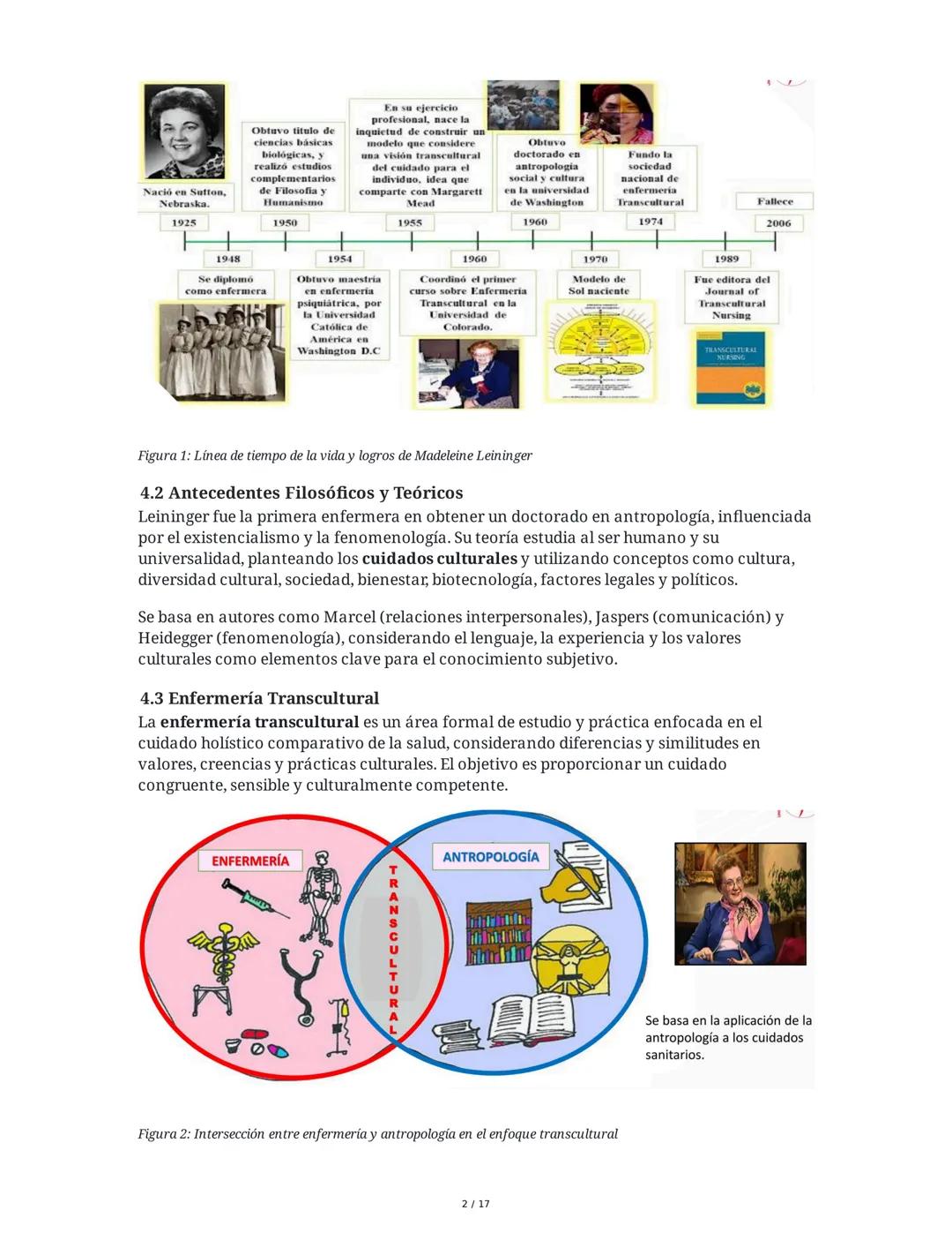 Historia y Epistemología del Cuidado: Escuela de Caring - Jean
Watson y Madeleine Leininger
1. Introducción
El curso "Historia y Epistemolog