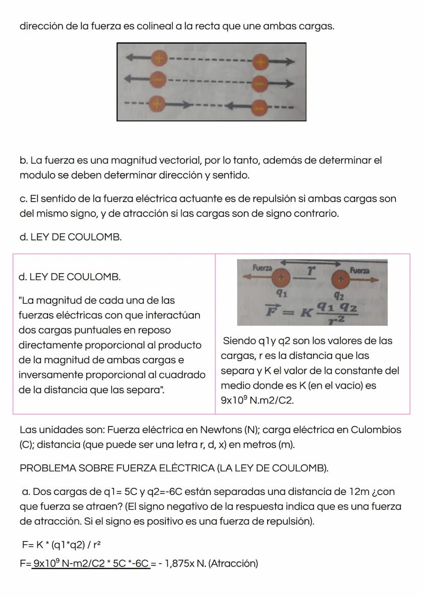 LA ELECTROSTÁTICA
Estudia los efectos mutuos que se producen entre los cuerpos como
consecuencia de su carga eléctrica.
La carga eléctrica e