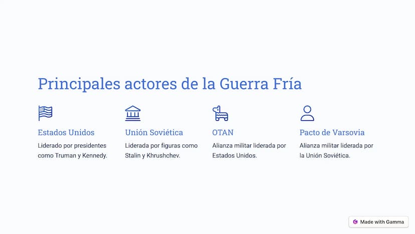 TORY
AR
DISCOVER THE CONFLICT THAT DEFINED THE MODERN WORLD
Introducción a la
Guerra Fría
La Guerra Fría fue un conflicto geopolítico y de i