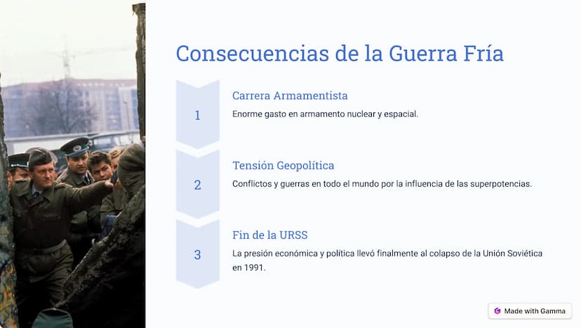 TORY
AR
DISCOVER THE CONFLICT THAT DEFINED THE MODERN WORLD
Introducción a la
Guerra Fría
La Guerra Fría fue un conflicto geopolítico y de i