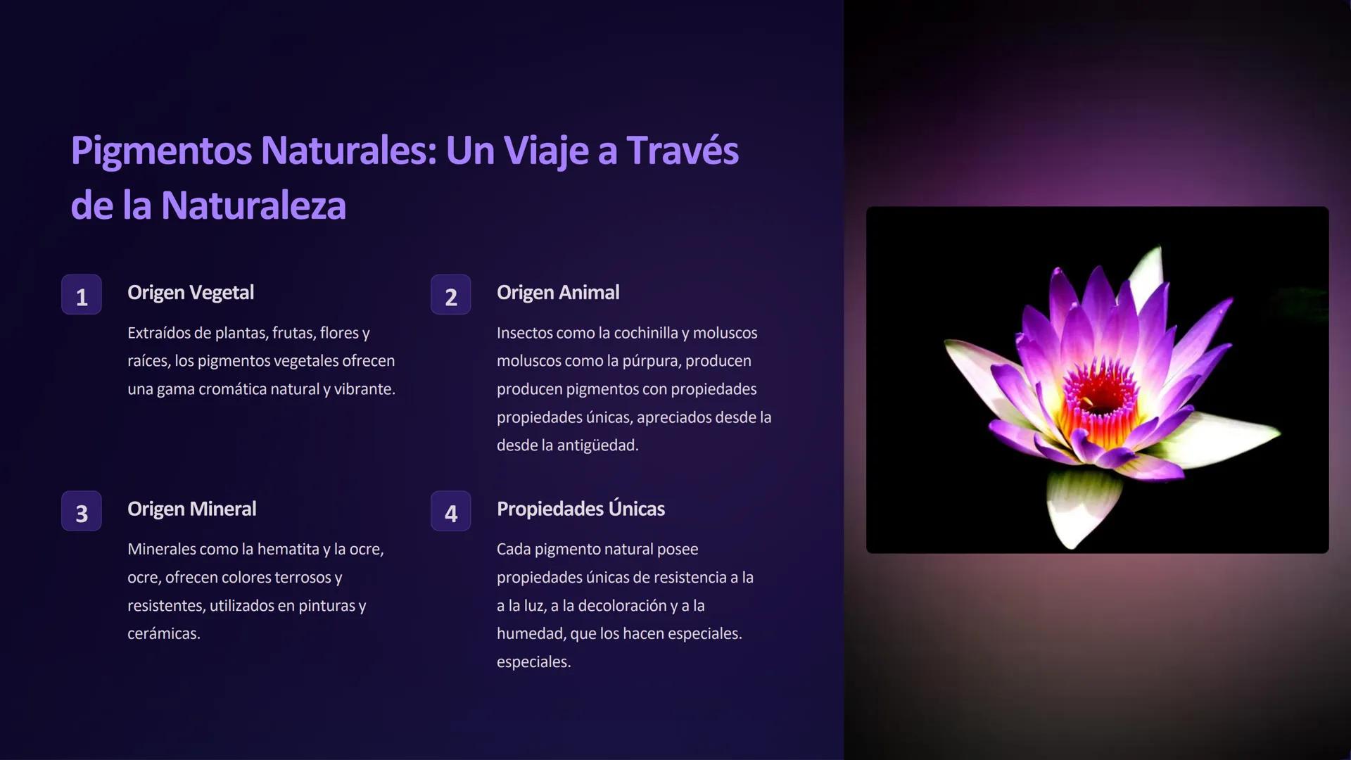 Química de los
Colorantes
La química de los colorantes explora el mundo
fascinante de las sustancias que imparten color a los
objetos. Desde