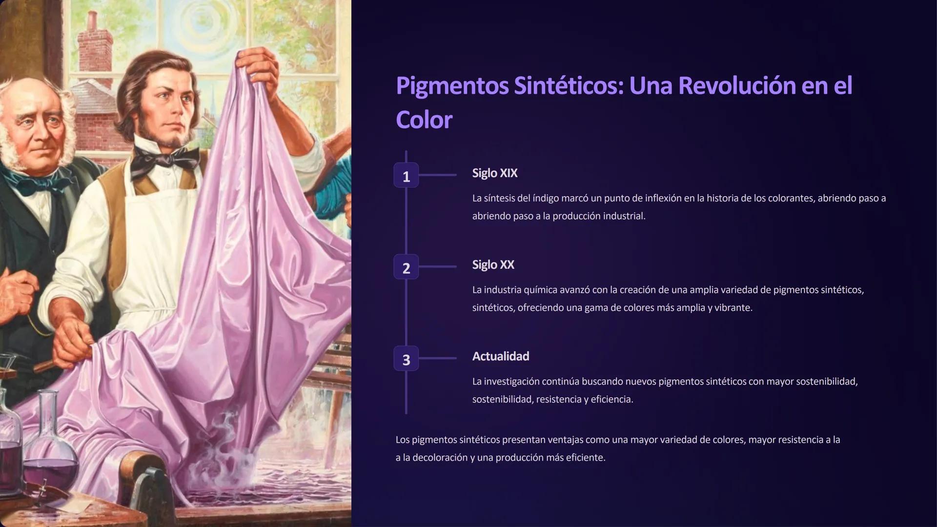 Química de los
Colorantes
La química de los colorantes explora el mundo
fascinante de las sustancias que imparten color a los
objetos. Desde