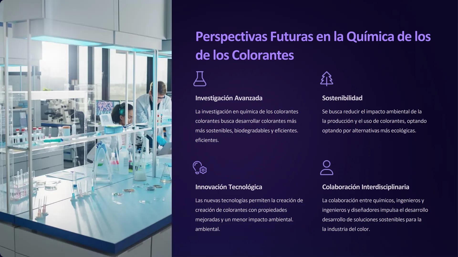 Química de los
Colorantes
La química de los colorantes explora el mundo
fascinante de las sustancias que imparten color a los
objetos. Desde