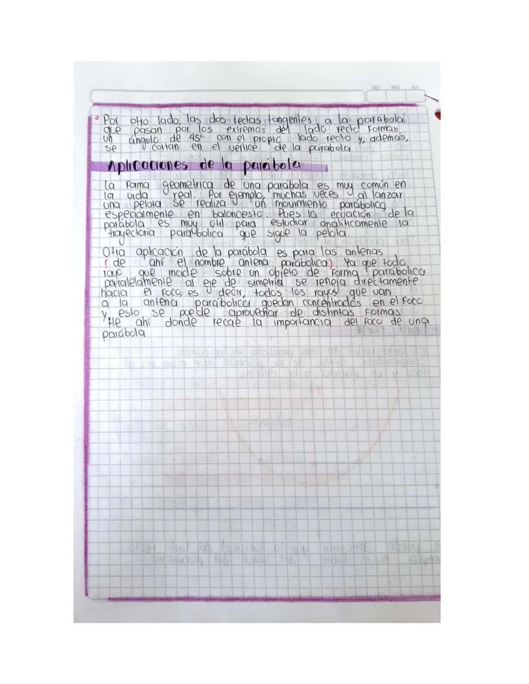 -PARABOLA
En matemáticas, una parábola es el lugar geometrico
de los pontos del plano que equidistan de un
punto Fyo. (Nomado foco) y de una