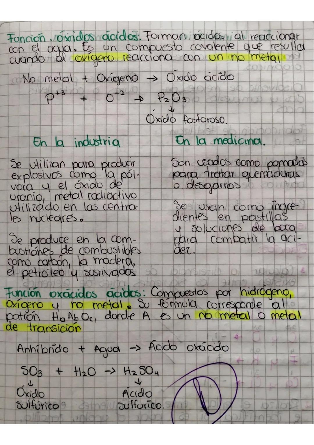 Funcion
quimica
Es una expresion matematica que describe la rela-
ción entre las propiedades químicas de una sustan
cia y su composicion. Po
