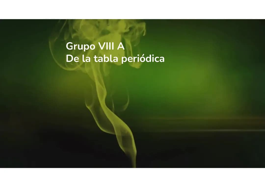 Gases nobles