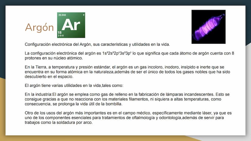 Grupo VIII A
De la tabla periódica 31
El grupo VIIIA O Gases nobles
Gallium
69.723
Este grupo también conocido por ser el grupo de los denom