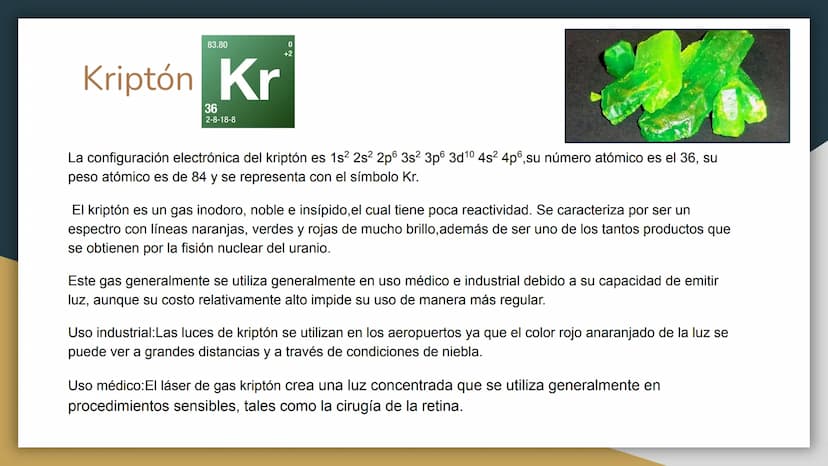 Grupo VIII A
De la tabla periódica 31
El grupo VIIIA O Gases nobles
Gallium
69.723
Este grupo también conocido por ser el grupo de los denom