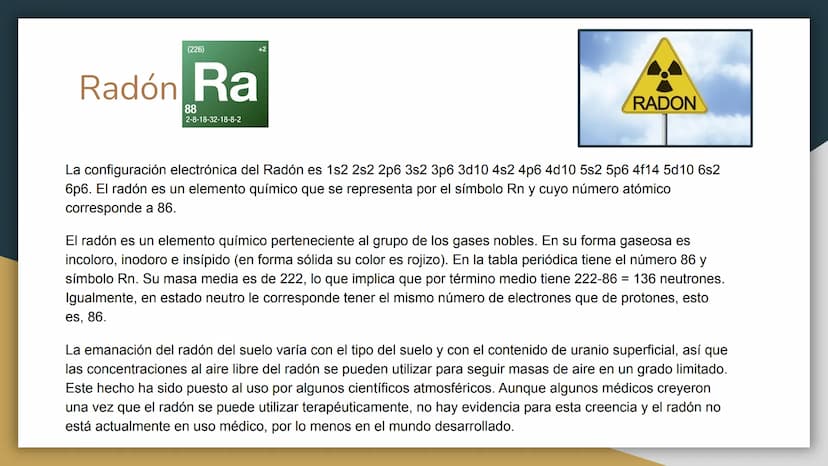 Grupo VIII A
De la tabla periódica 31
El grupo VIIIA O Gases nobles
Gallium
69.723
Este grupo también conocido por ser el grupo de los denom