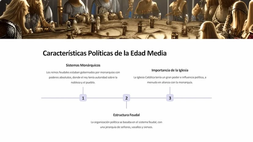 la Edad Media
La Edad Media fue un período histórico en Europa que duró desde el siglo
V hasta el siglo XV. Estuvo marcada por la caída del 
