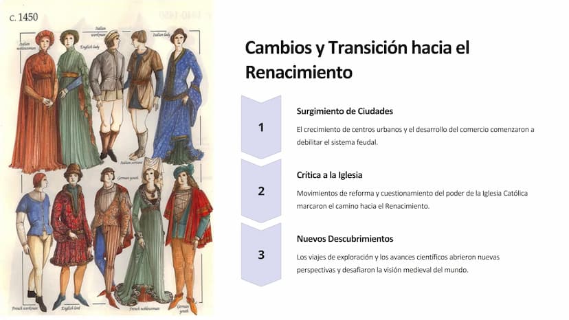 la Edad Media
La Edad Media fue un período histórico en Europa que duró desde el siglo
V hasta el siglo XV. Estuvo marcada por la caída del 