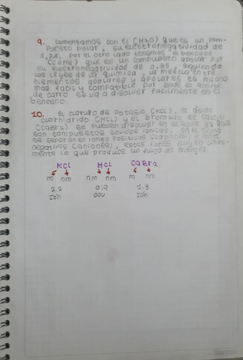 4. Electronegatiuidad=
.
hm
NO 2
• KCL
23
hm
M
nm
N = 3.0
0 = 3.51
Enlace = couquente P
elecNe =+0.4 P
HIM
k= 0,8
CL- 3,0
Eniqce = Iónico
el