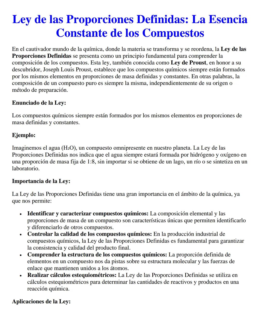 # Ley de las Proporciones Definidas: La Esencia
# Constante de los Compuestos

En el cautivador mundo de la química, donde la materia se tra