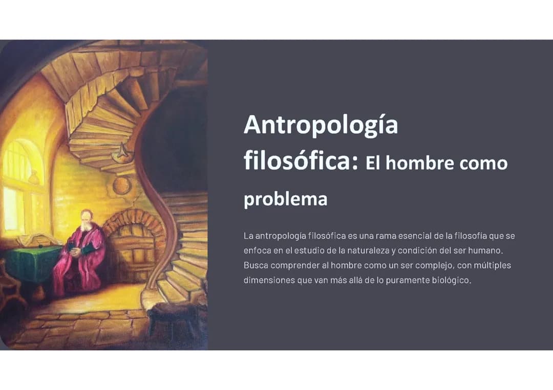 Antropología filosófica