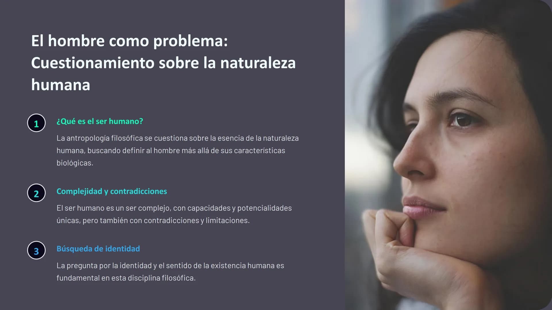 Antropología
filosófica: El hombre como
problema
La antropología filosófica es una rama esencial de la filosofía que se
enfoca en el estudio