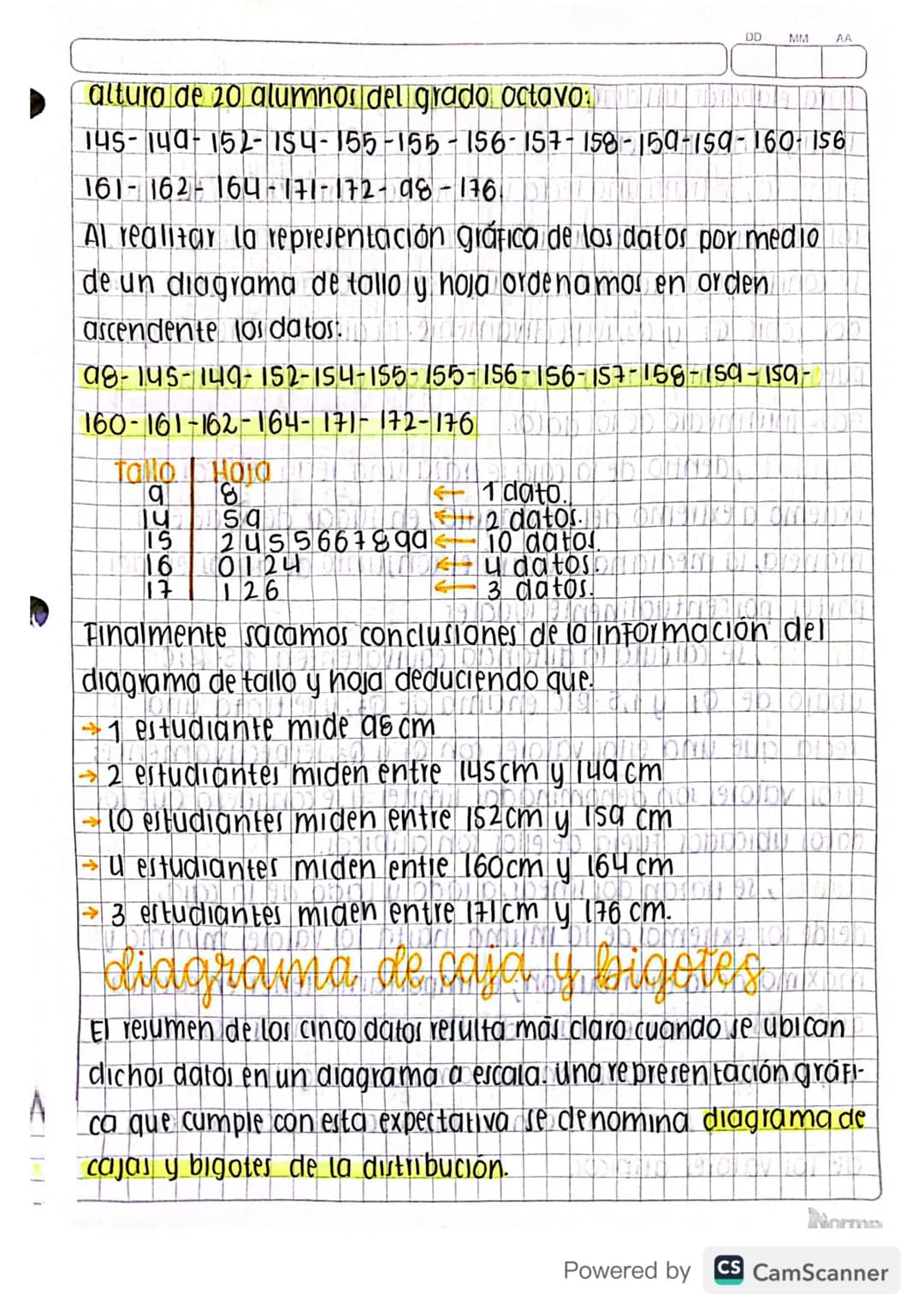 DD MM AA
TERCER
Periodo
Junie 19/2020
resumen de los $ dates
Herramienta estadística para hacer interpretaciones de
CONJUNTO DE DATOS Y LOS 