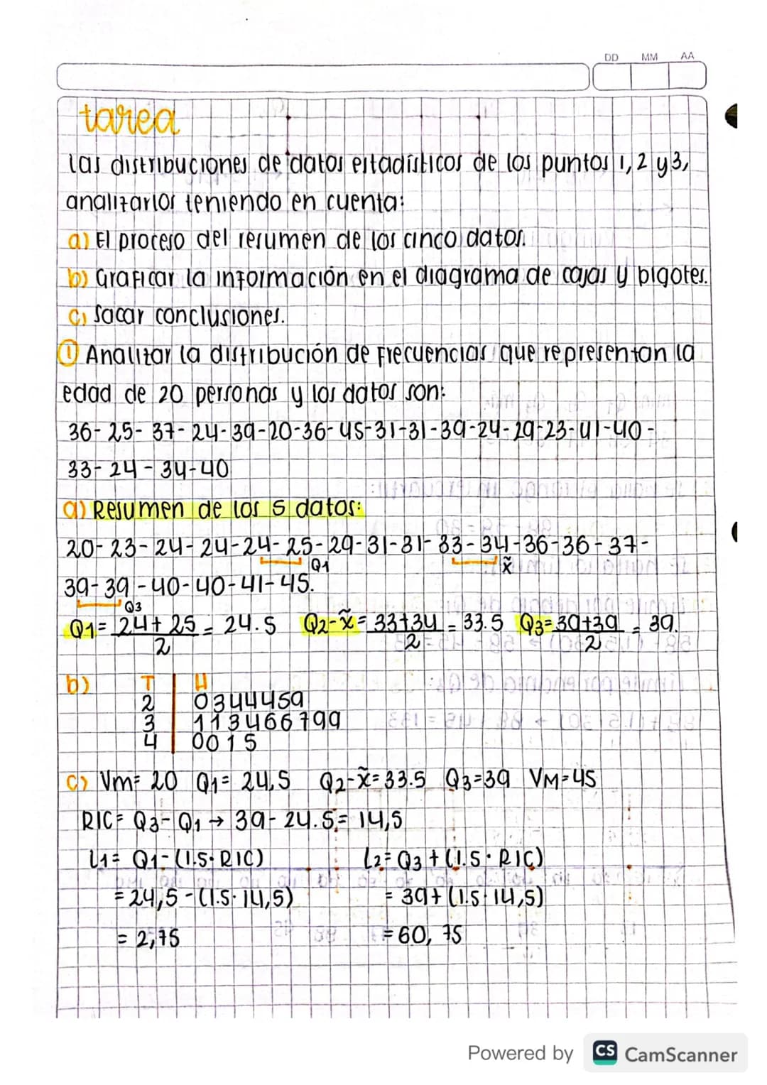 DD MM AA
TERCER
Periodo
Junie 19/2020
resumen de los $ dates
Herramienta estadística para hacer interpretaciones de
CONJUNTO DE DATOS Y LOS 