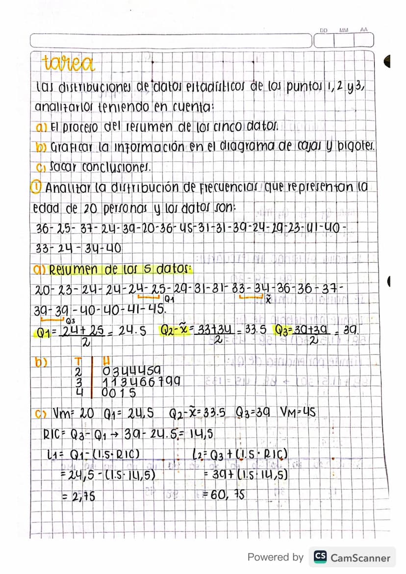 DD MM AA
TERCER
Periodo
Junie 19/2020
resumen de los $ dates
Herramienta estadística para hacer interpretaciones de
CONJUNTO DE DATOS Y LOS 