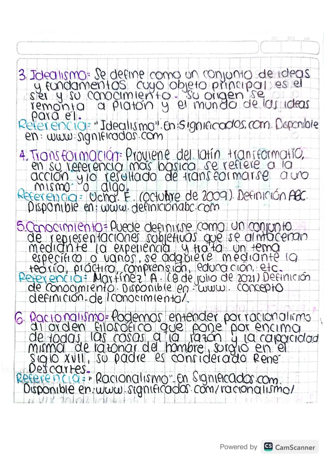 21-02-2023

# Filosofia

MODERNA

ACTIVIDAD Definir:
- Filosofía moderna
- Humanismo
- Idealismo
- Transformación
- Conocimiento
- Racionali