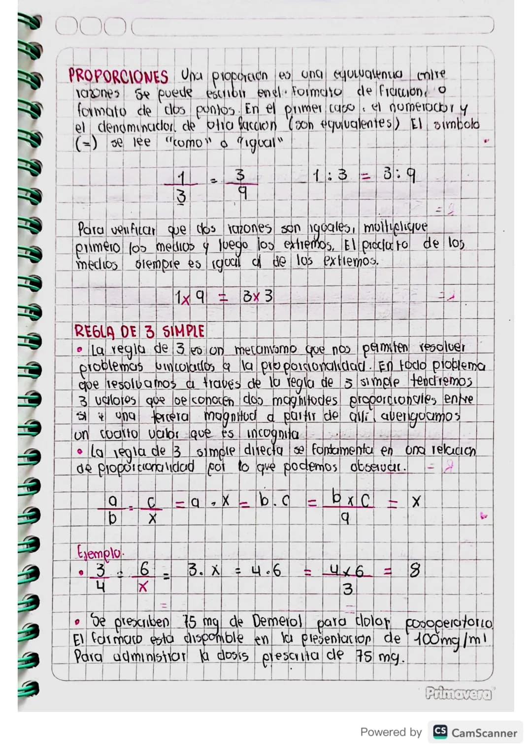12 03 24
Razones, Proporciones
4 Regla de 3 simple
RAZON: Se llama azon a la relación o comparación entre
dos cantidades o dos números (Ay B