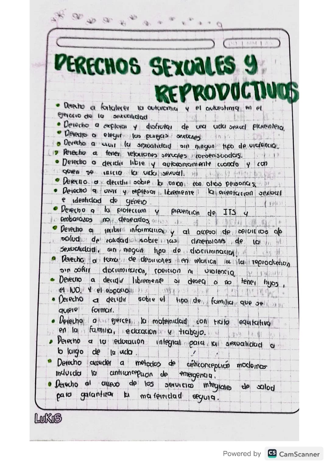 Derechos sexuales y reproductivos
