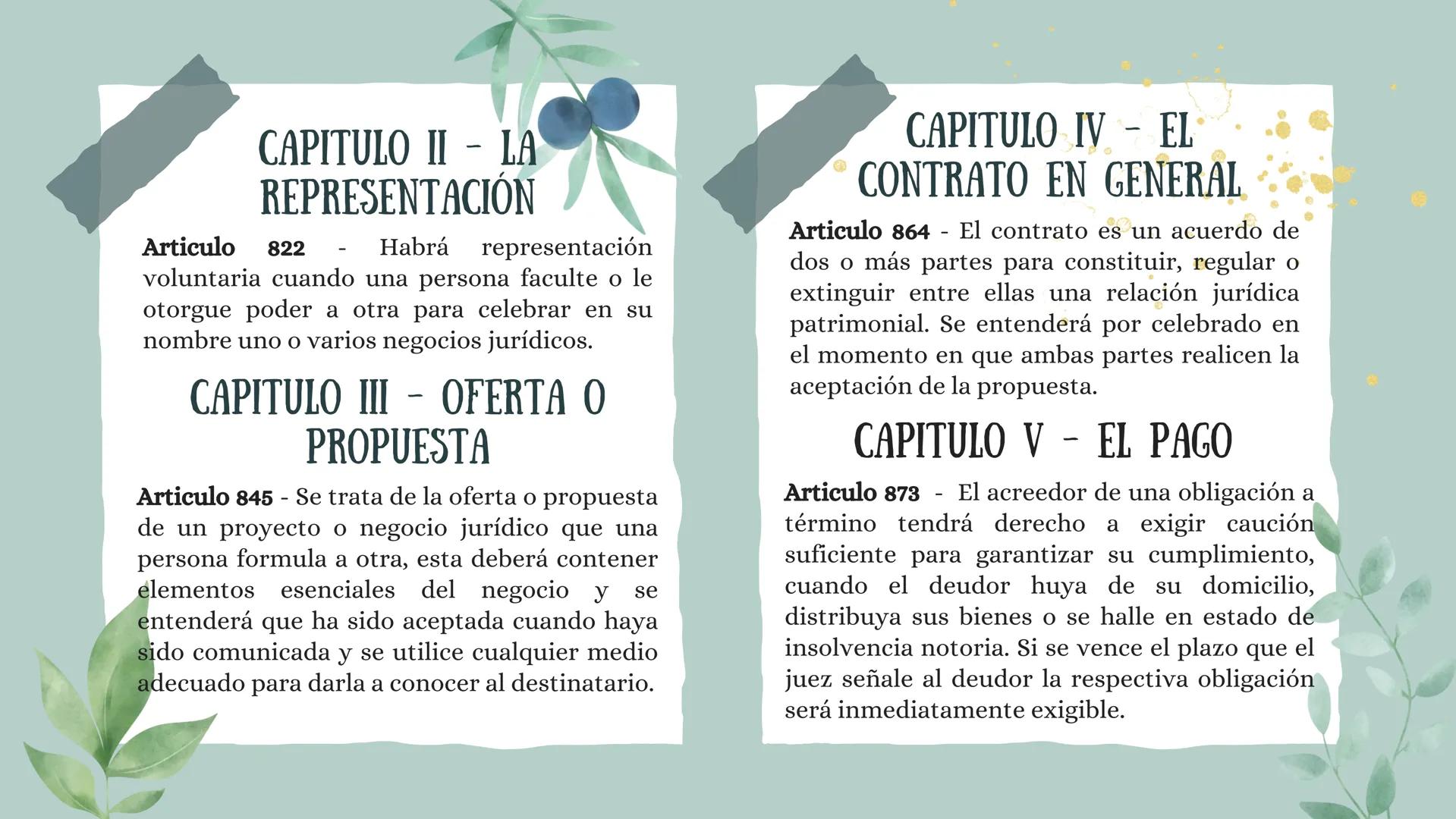 LIBRO CUARTO
CÓDIGO DE COMERCIO INDICE
•
•
Obligaciones en general.
Compraventa y permuta.
• Contratos.
• Fiducia.
• Cuenta corriente.
•
Dep