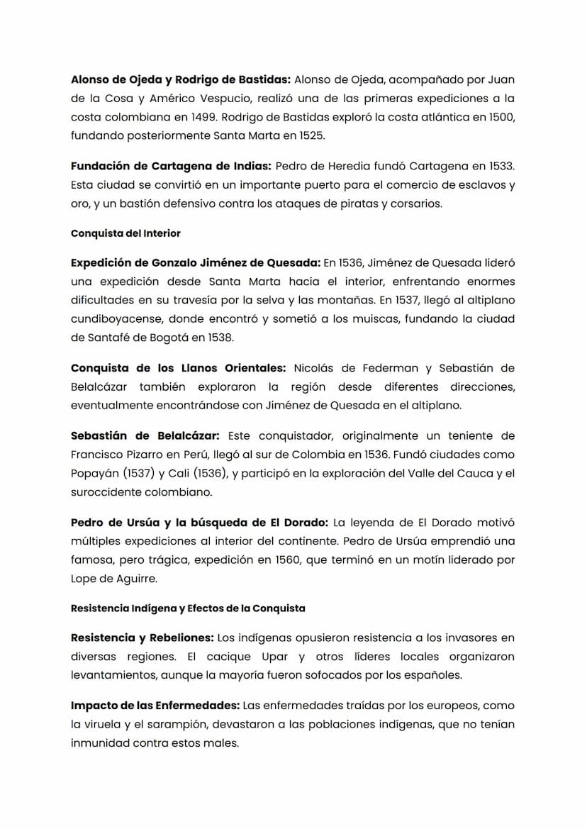 Historia de Colombia: Culturas Precolombinas y Conquista
Española
Culturas Precolombinas
Las culturas precolombinas de Colombia se caracteri