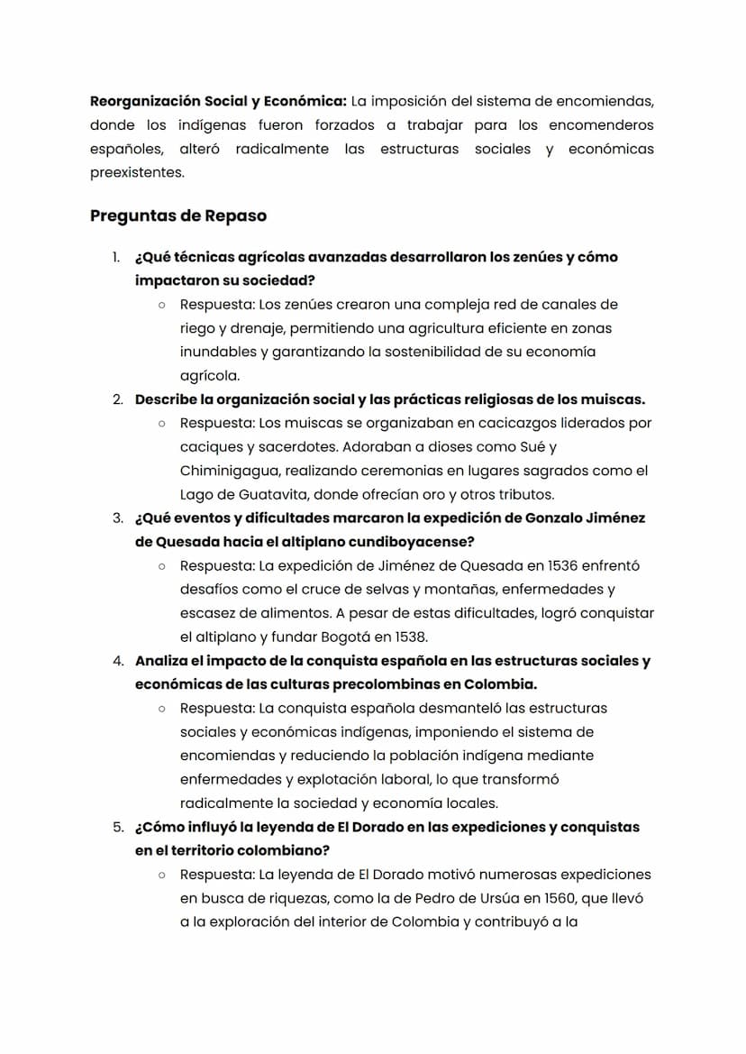 Historia de Colombia: Culturas Precolombinas y Conquista
Española
Culturas Precolombinas
Las culturas precolombinas de Colombia se caracteri