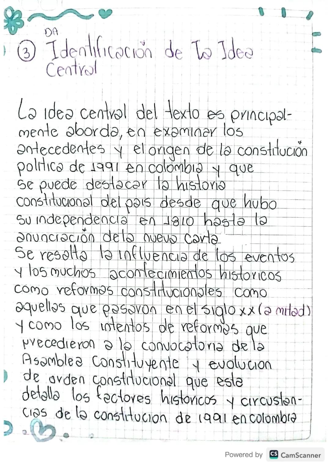 。
Antecedentes historicos
de la constitucion de
1001
1991

• I dentifica y defina 20 conceptos en la
pag 20 a 31.

• Realiza una lista de lo