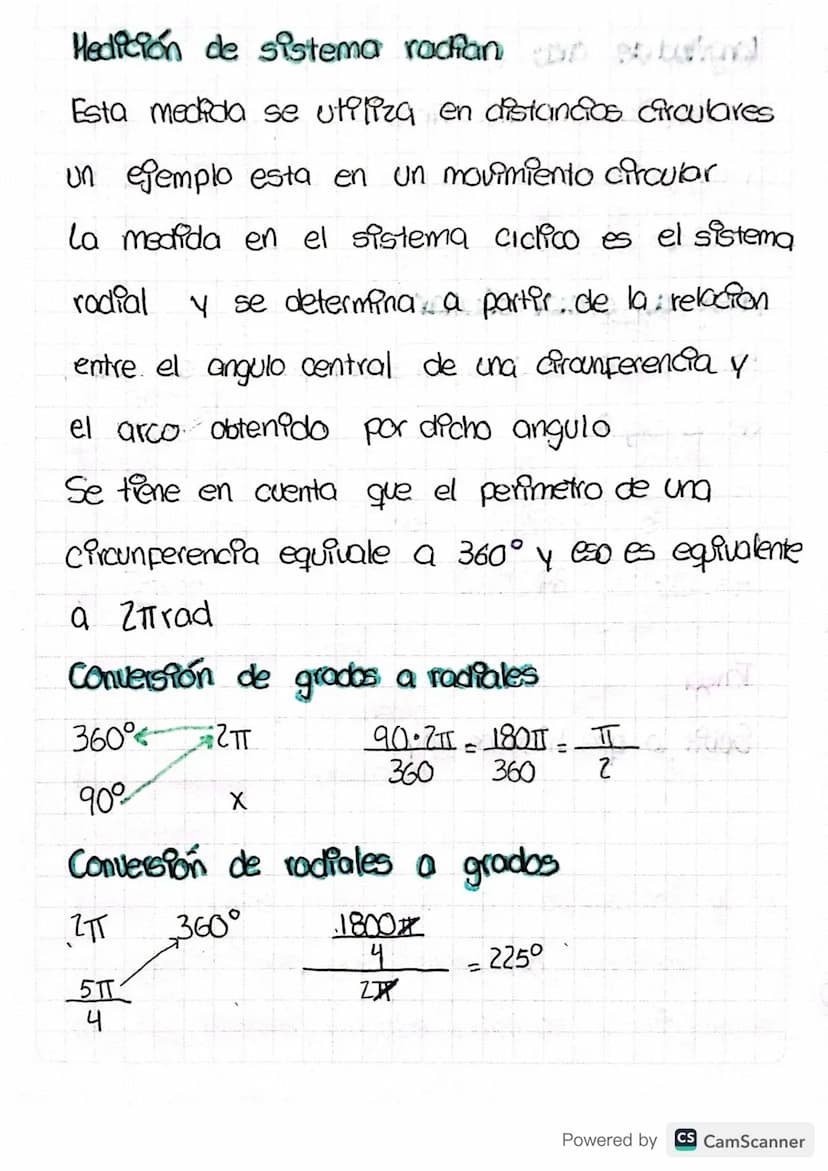 Tema: Sistema radian o cíclico
Objetivo Reconocer la importancia de sistema
radian
Circunferencia y circulo
•Radio
•
B
Diametro
Cuerda
e
• R