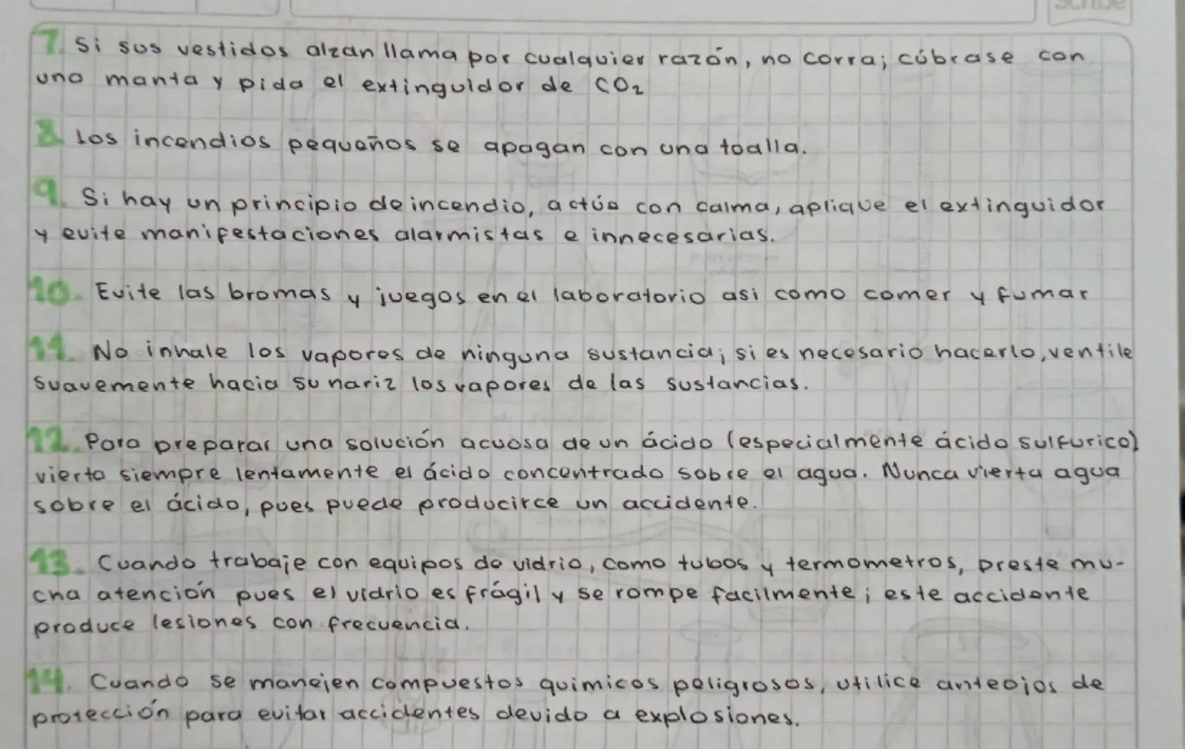Scribe
NORMAS DE Seguridad
1. Preparece siempre para cualquier experimento, leyendo las instrucciones direc-
trices del manual antes de ir a