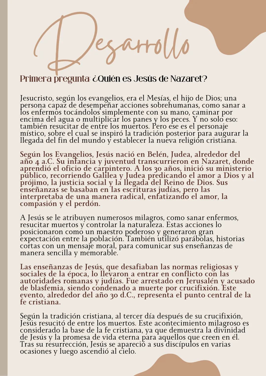 Taller de
Religión
I.E.D TECNICA NACIONAL
DE COMERCIO
TEMA: PREGUNTAS RELACIONADAS
CON JESUS DE NAZARETH
• NOMBRE: Adriana Lucia
Estupiñan G