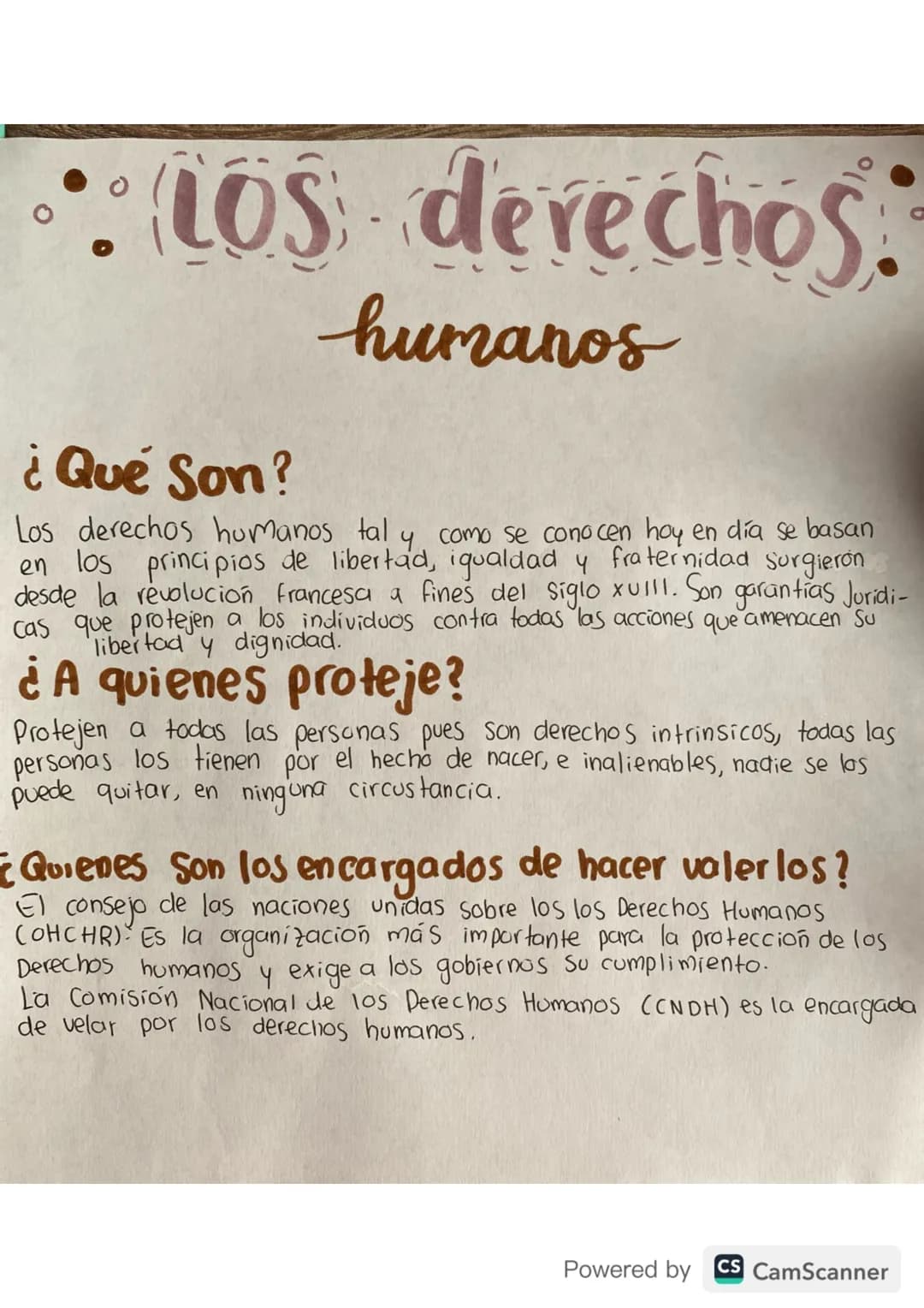 •
LOS derechos.
humanos
¿Qué Son?
Los derechos humanos tal y como se conocen hoy en día se basan
en los principios de libertad, igualdad y f