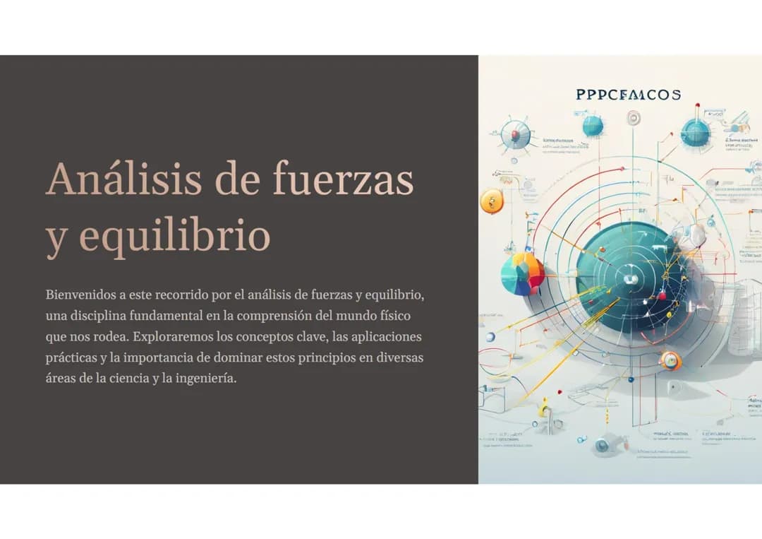 Análisis de fuerzas y equilibrio