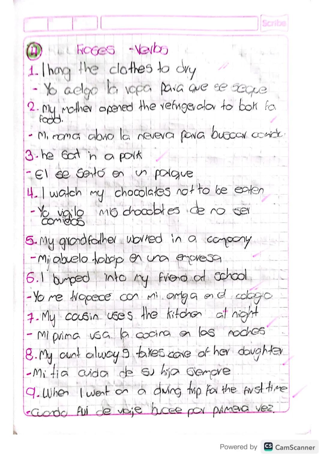 07 02 24

Date: Wednesday February 7th, 2024

Listening Activity
I Pre-lintening
1. Translate the following vocabulary into
opanigh.
*   was