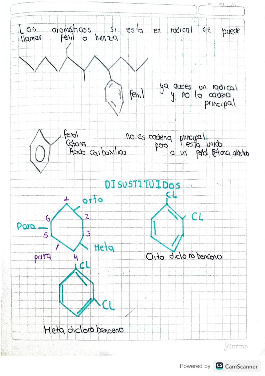 AROMATICOS MONO, DI, POLI
ANILLO DE BENICENO: Son dobles enlaces que
entre sí el circulo representa
Intercalan
dobles enlaces
pueden paltar
