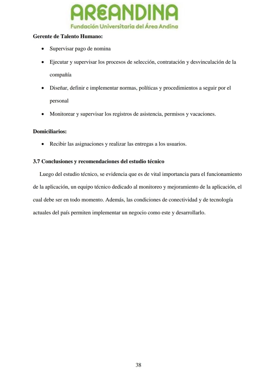 AREANDINA
Fundación Universitaria del Área Andina
TRABAJO DE GRADO PARA OPTAR AL TÍULO DE PROFESIONAL EN
MERCADEO Y PUBLICIDAD
MODALIDAD CRE