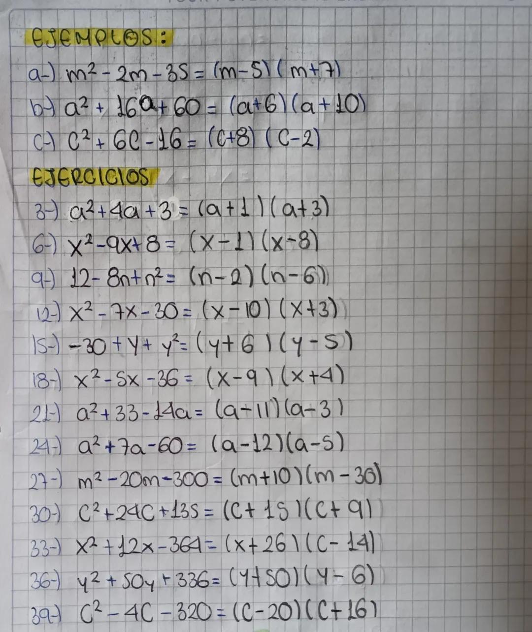 TRINOMIO FORMA x² + bx + c
Tiene las siguientes caracteristicas:
W/ Tienen un termino, positivo elevare al cuadrado
Con Coeficiente I
4
left
