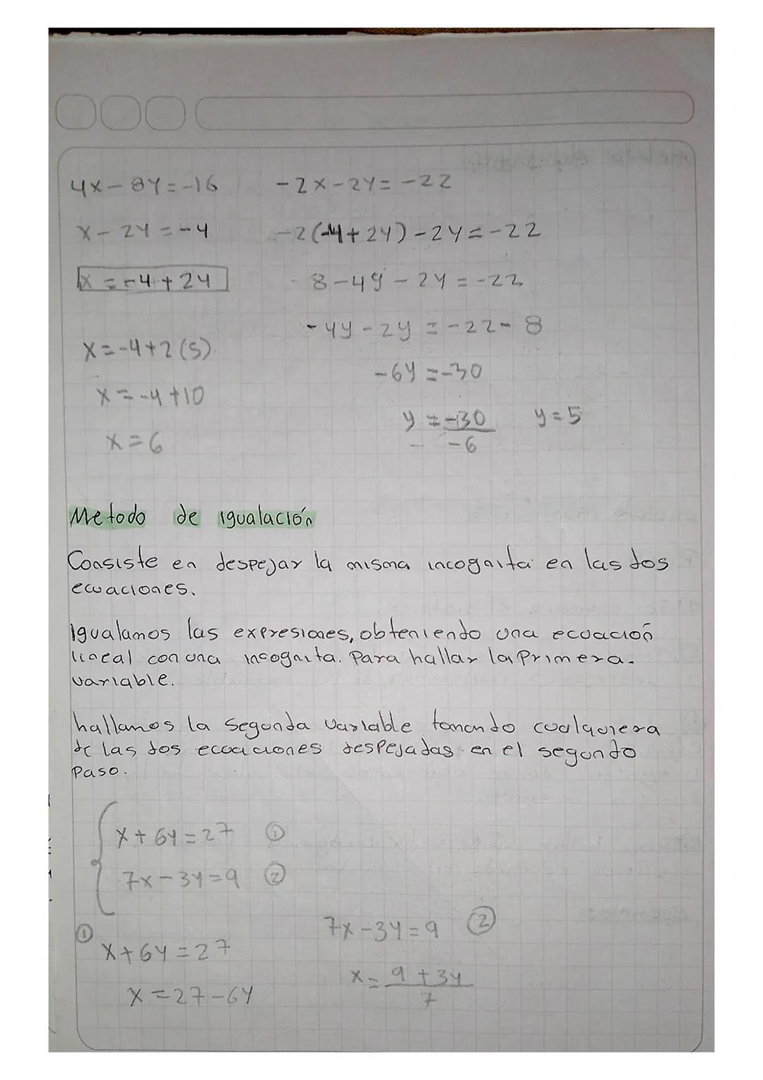 12 04 24 Sistema de ecuaciones de 2x2

$
\begin{cases}
a_1x + b_1 Y = C_1  &\textcircled{1}\\
a_2x + b_2y =C_2. &\textcircled{2}
\end{cases}