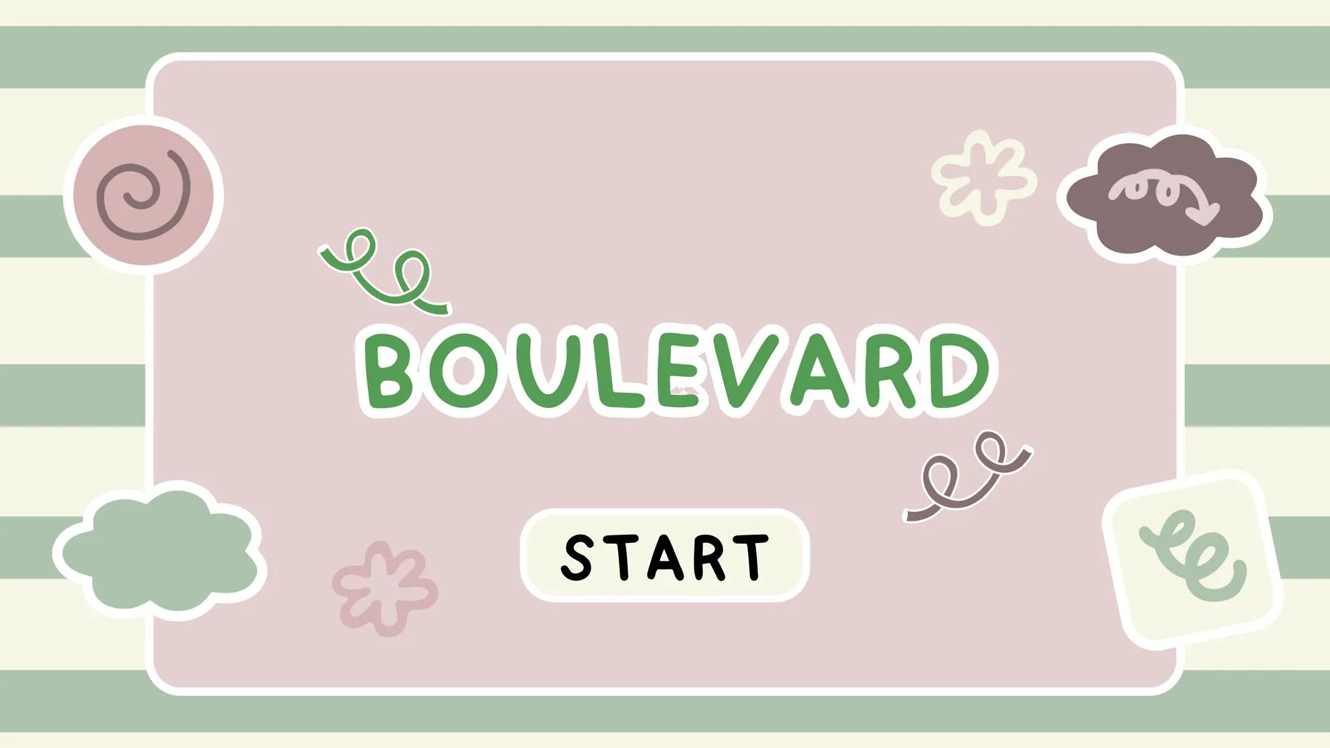 BOULEVARD

START # INTRODUCCIÓN

La trilogía de Boulevard, escrita por Flor M. Salvador, Fue
publicado por primera vez en la plataforma Watt