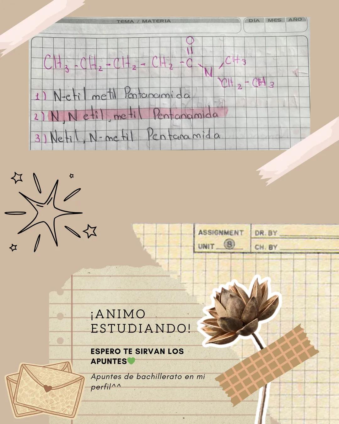 Amina v Amida
Apuntes para Bachillerato R
Amina R-NHD-N-H
• Nomenclatura: se le agregal
amina
• Uno de los hidrogenos esta unido a la
cadena