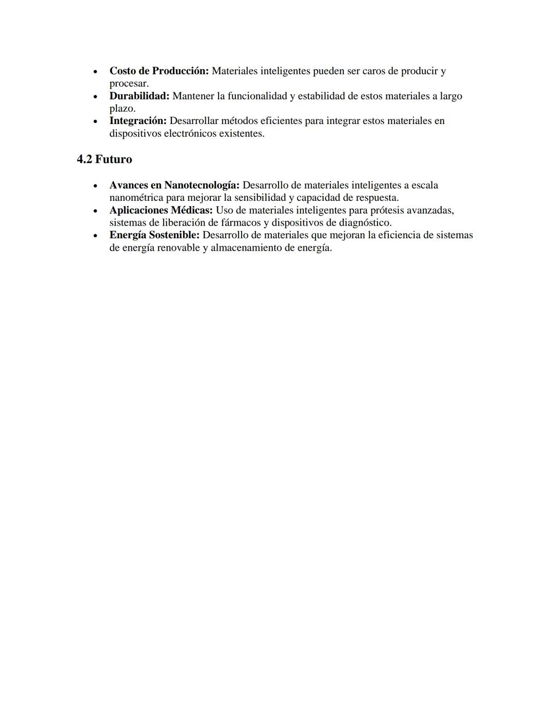 Materiales Inteligentes
APUNTES//
1. Definición y Características
•
•
Materiales inteligentes: Materiales que pueden responder de manera con